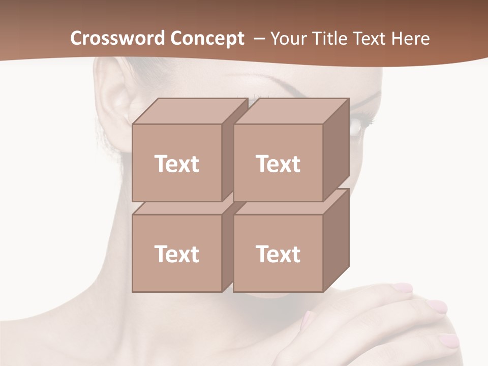 Girl Health Calm PowerPoint Template