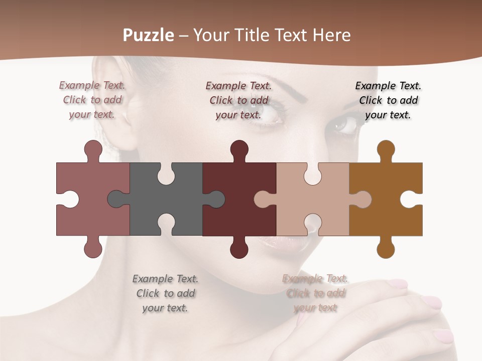 Girl Health Calm PowerPoint Template