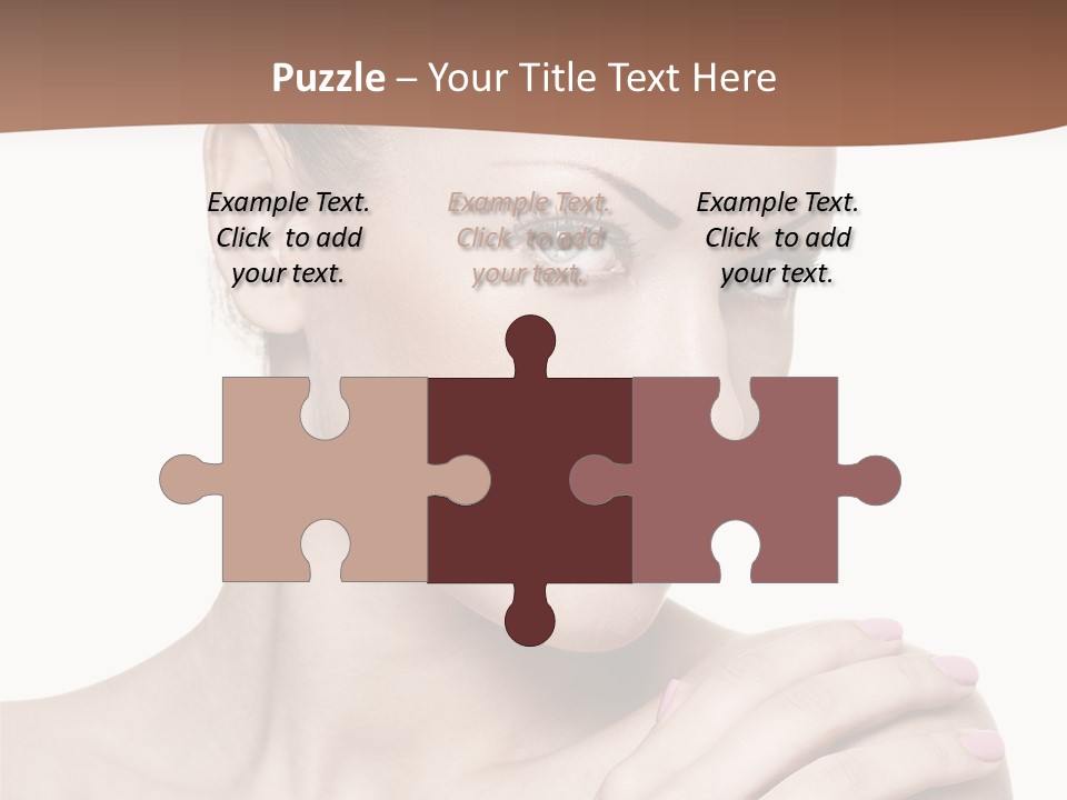 Girl Health Calm PowerPoint Template