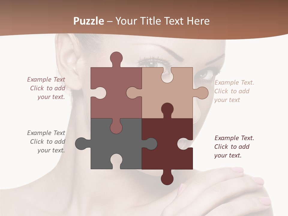 Girl Health Calm PowerPoint Template