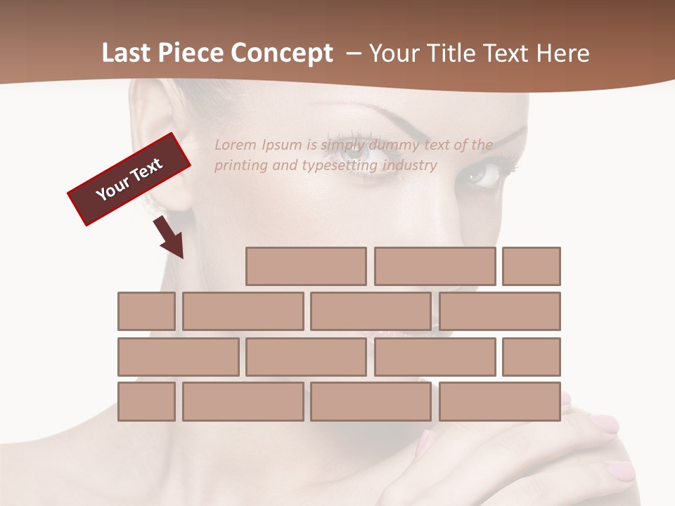 Girl Health Calm PowerPoint Template