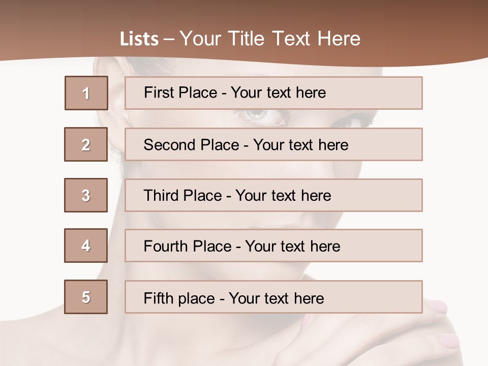 Girl Health Calm PowerPoint Template