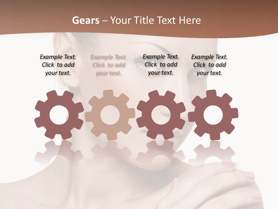 Girl Health Calm PowerPoint Template