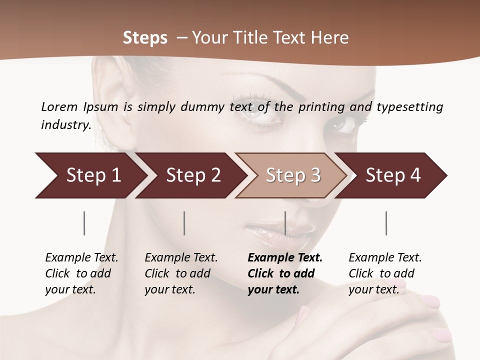 Girl Health Calm PowerPoint Template