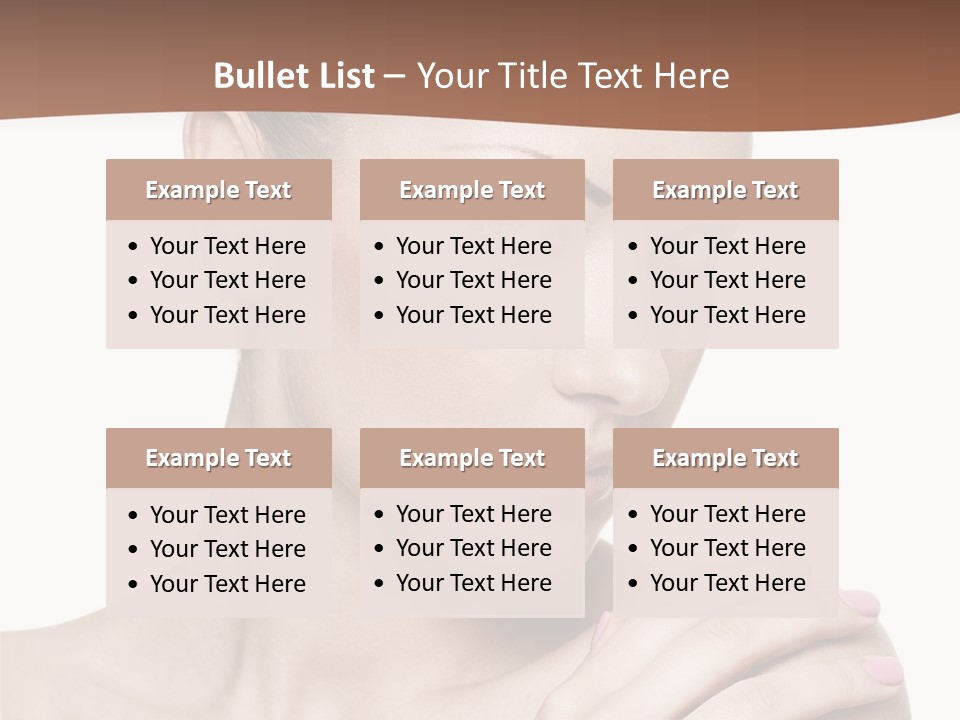 Girl Health Calm PowerPoint Template