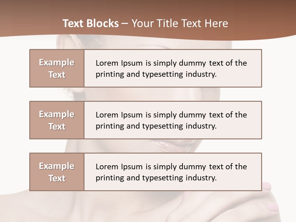 Girl Health Calm PowerPoint Template