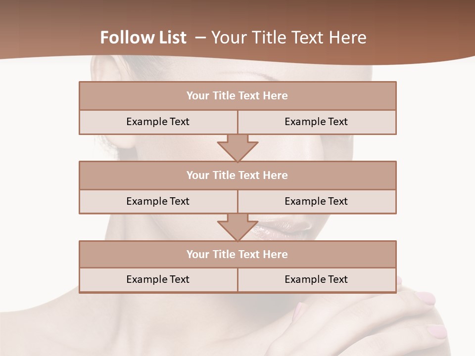 Girl Health Calm PowerPoint Template