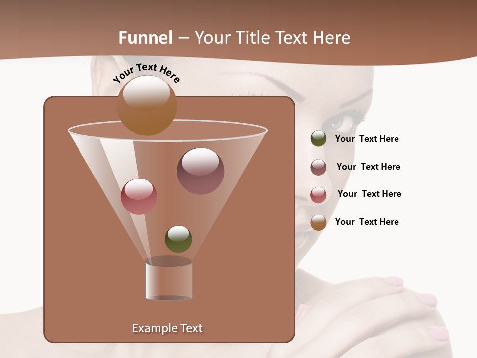 Girl Health Calm PowerPoint Template