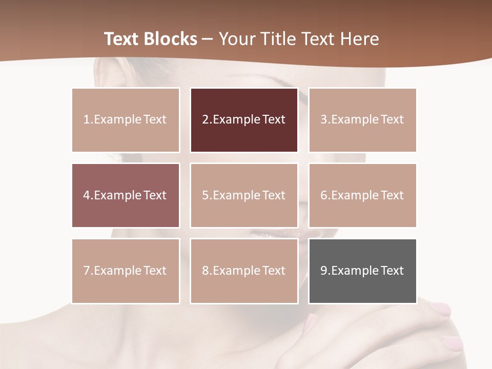 Girl Health Calm PowerPoint Template