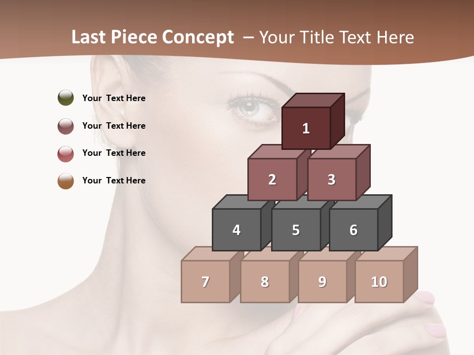 Girl Health Calm PowerPoint Template