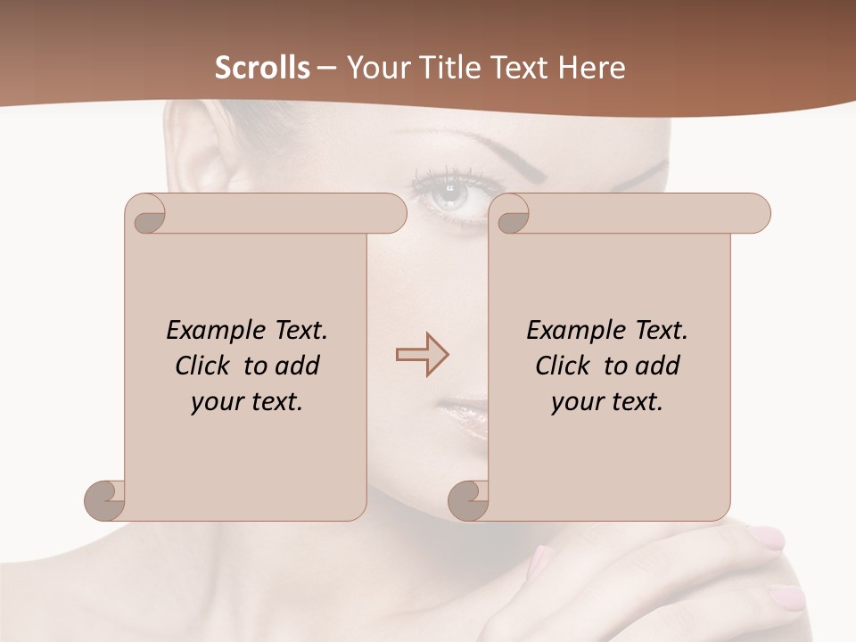 Girl Health Calm PowerPoint Template