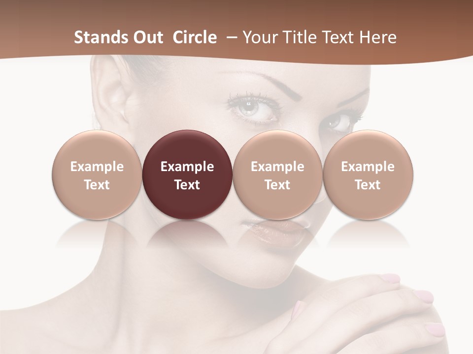 Girl Health Calm PowerPoint Template