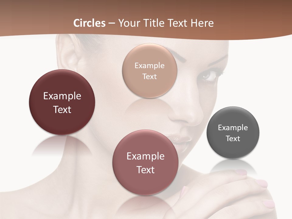 Girl Health Calm PowerPoint Template