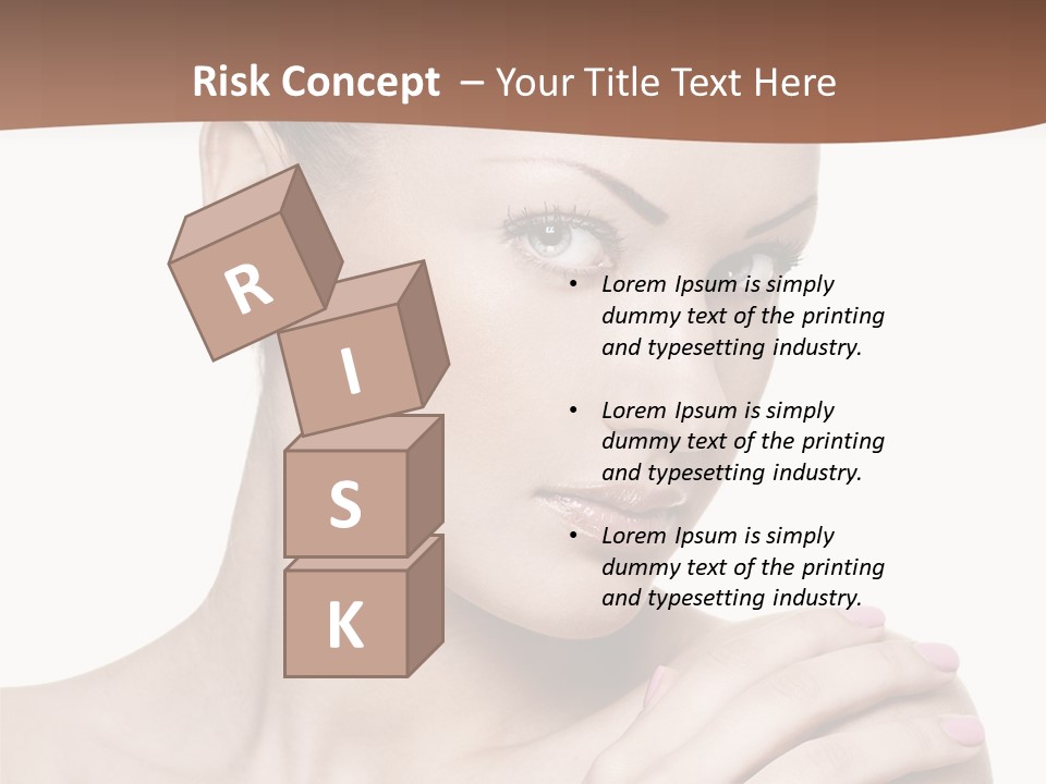 Girl Health Calm PowerPoint Template