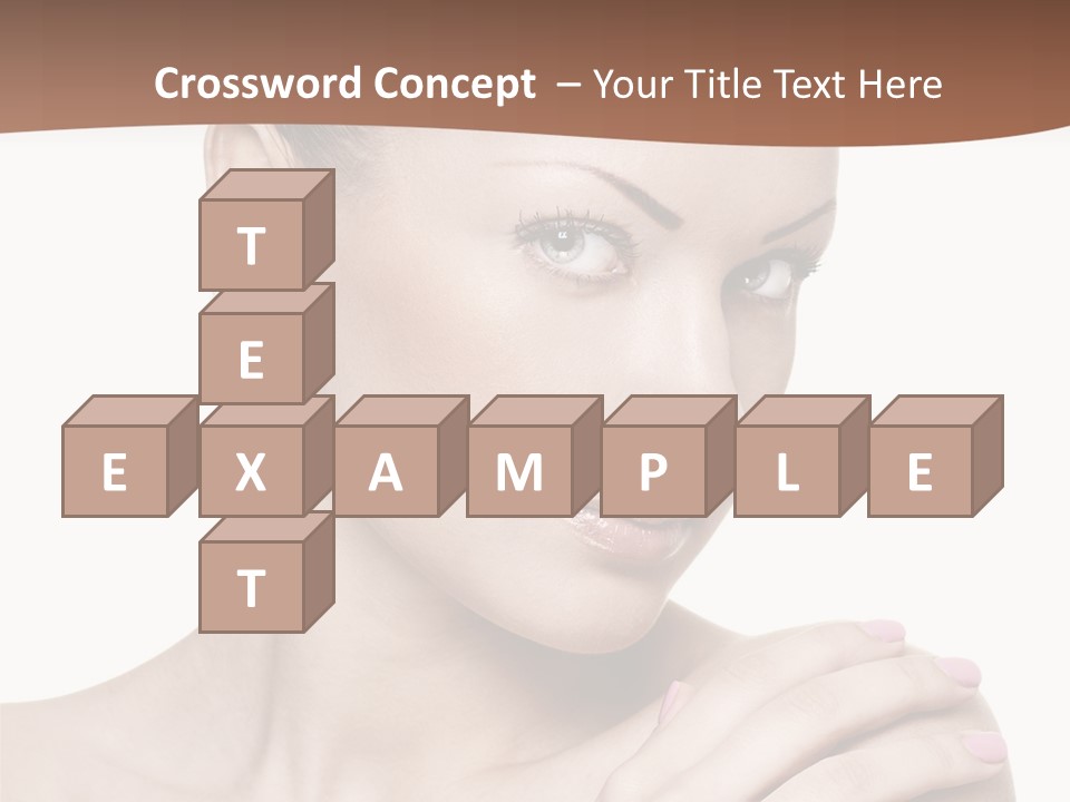 Girl Health Calm PowerPoint Template