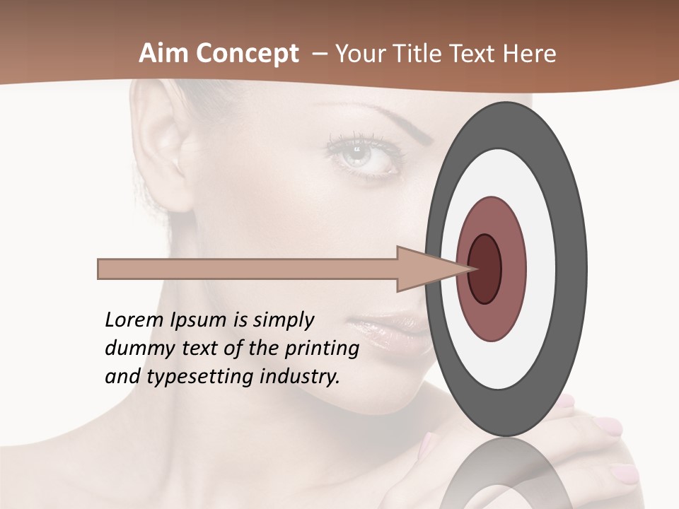 Girl Health Calm PowerPoint Template