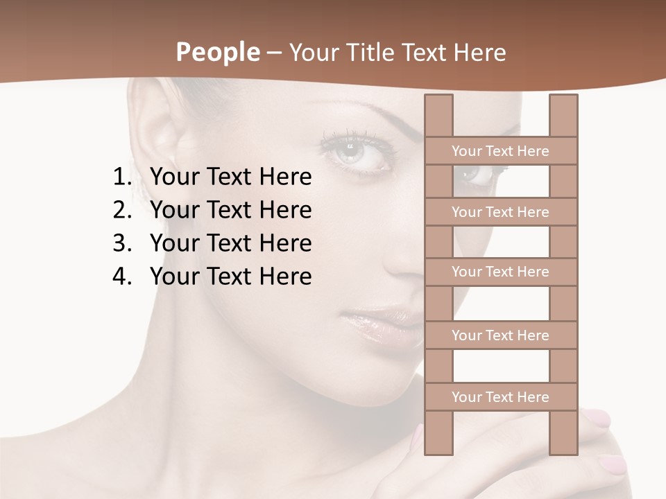 Girl Health Calm PowerPoint Template