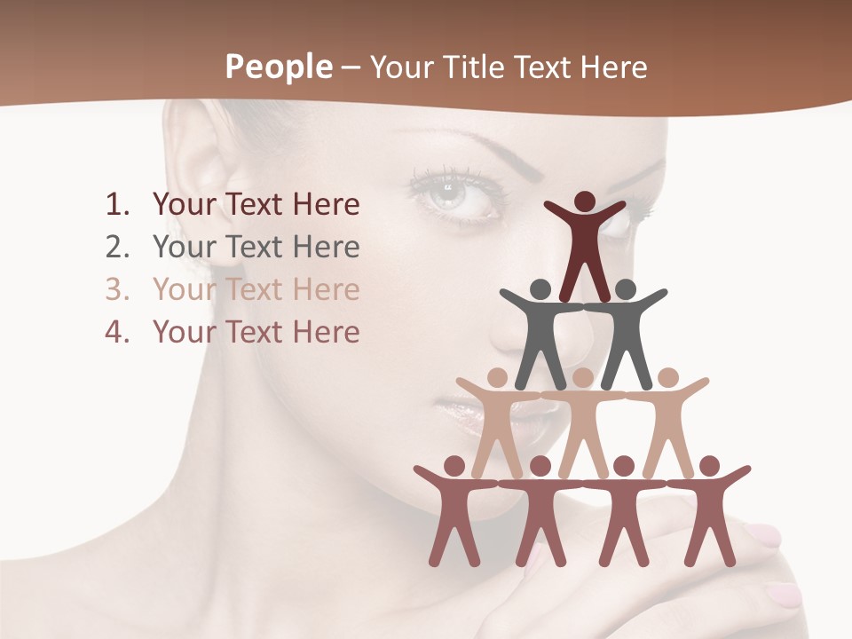 Girl Health Calm PowerPoint Template