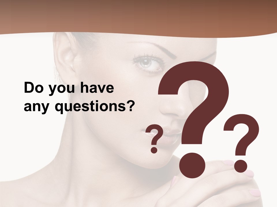 Girl Health Calm PowerPoint Template