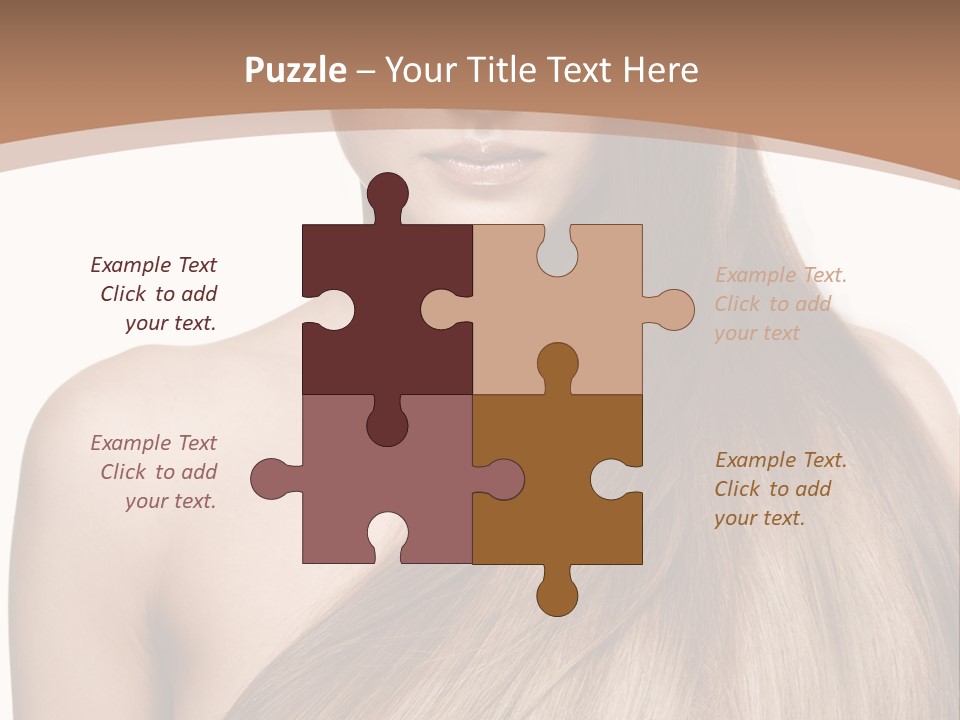 Caucasian Smile Care PowerPoint Template