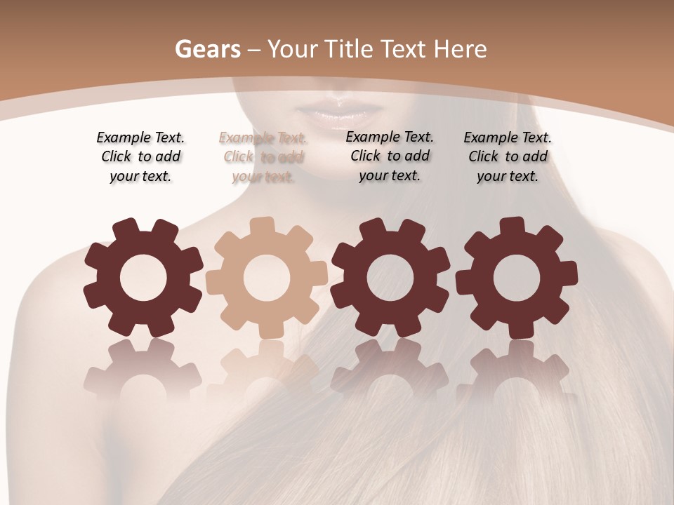 Caucasian Smile Care PowerPoint Template