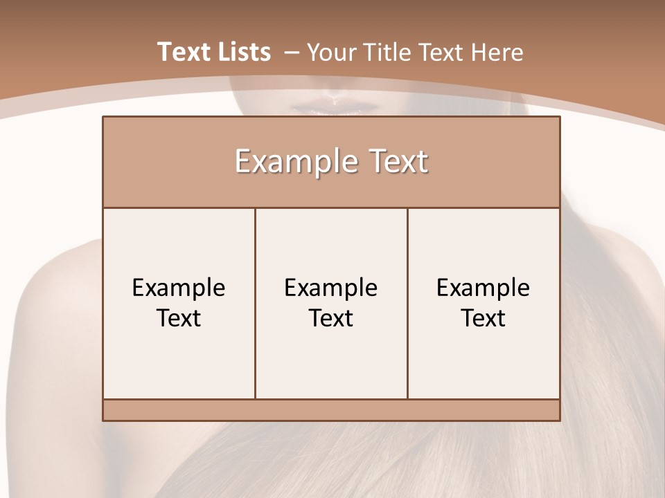 Caucasian Smile Care PowerPoint Template