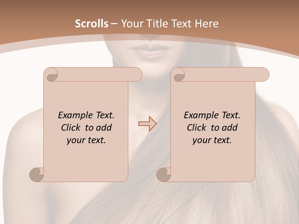 Caucasian Smile Care PowerPoint Template