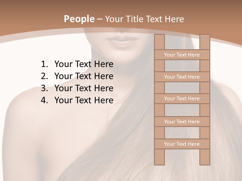 Caucasian Smile Care PowerPoint Template