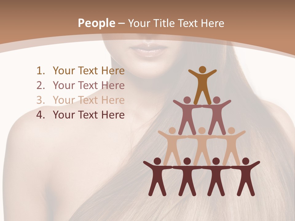 Caucasian Smile Care PowerPoint Template