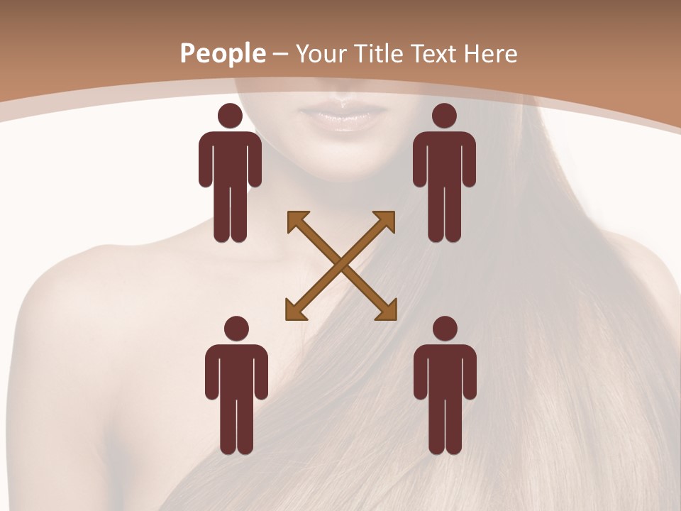 Caucasian Smile Care PowerPoint Template