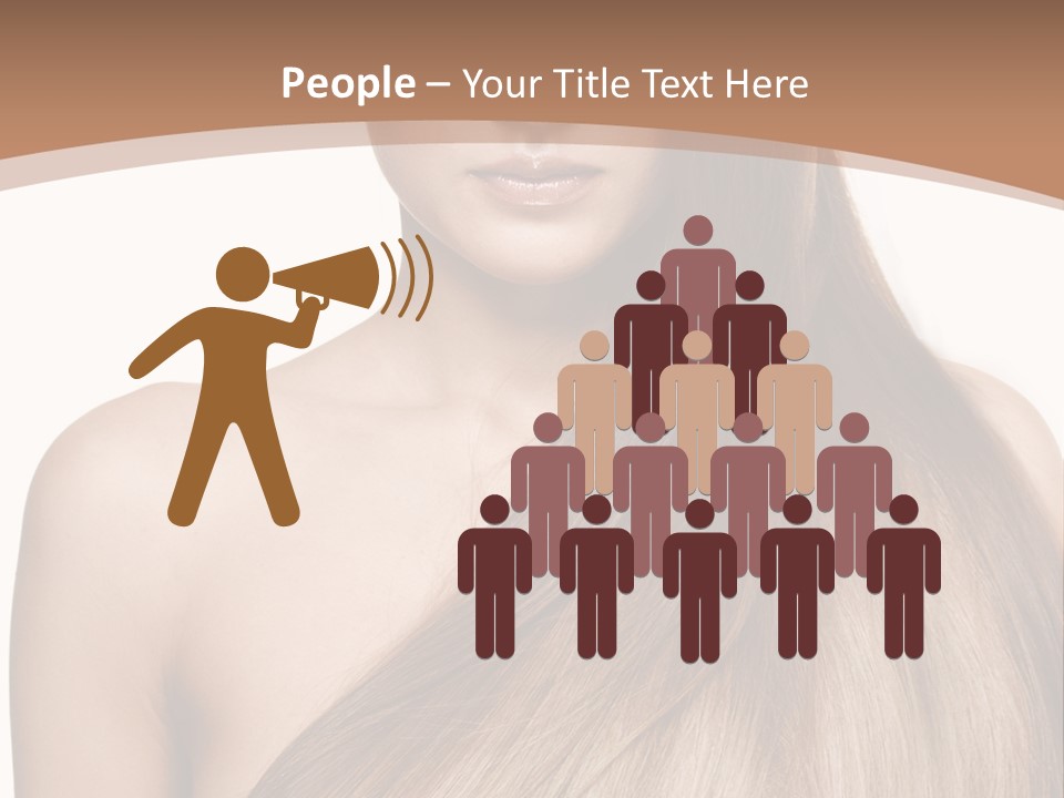 Caucasian Smile Care PowerPoint Template