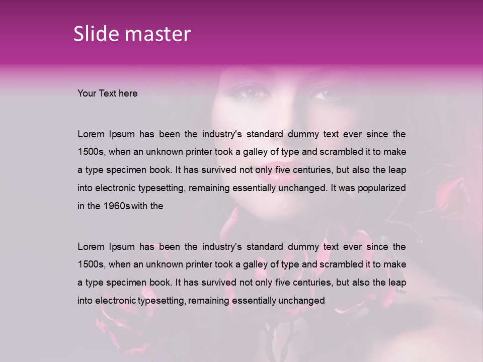 Healthy Spring Fashion PowerPoint Template