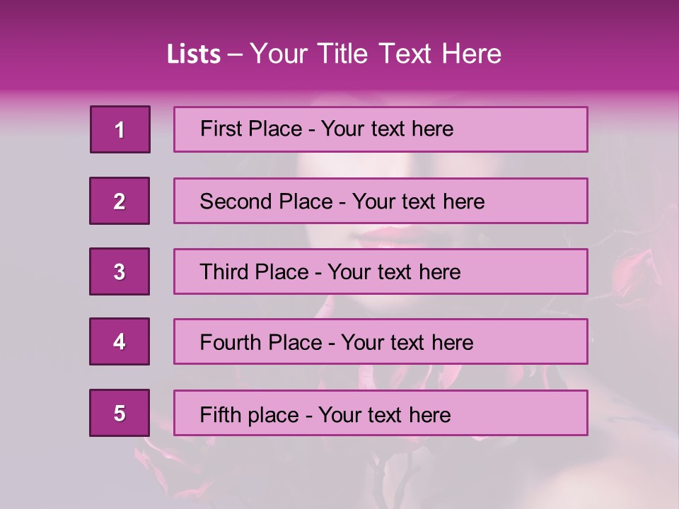 Healthy Spring Fashion PowerPoint Template
