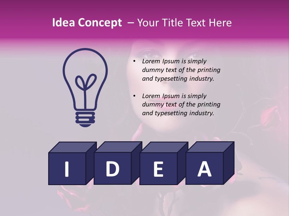 Healthy Spring Fashion PowerPoint Template