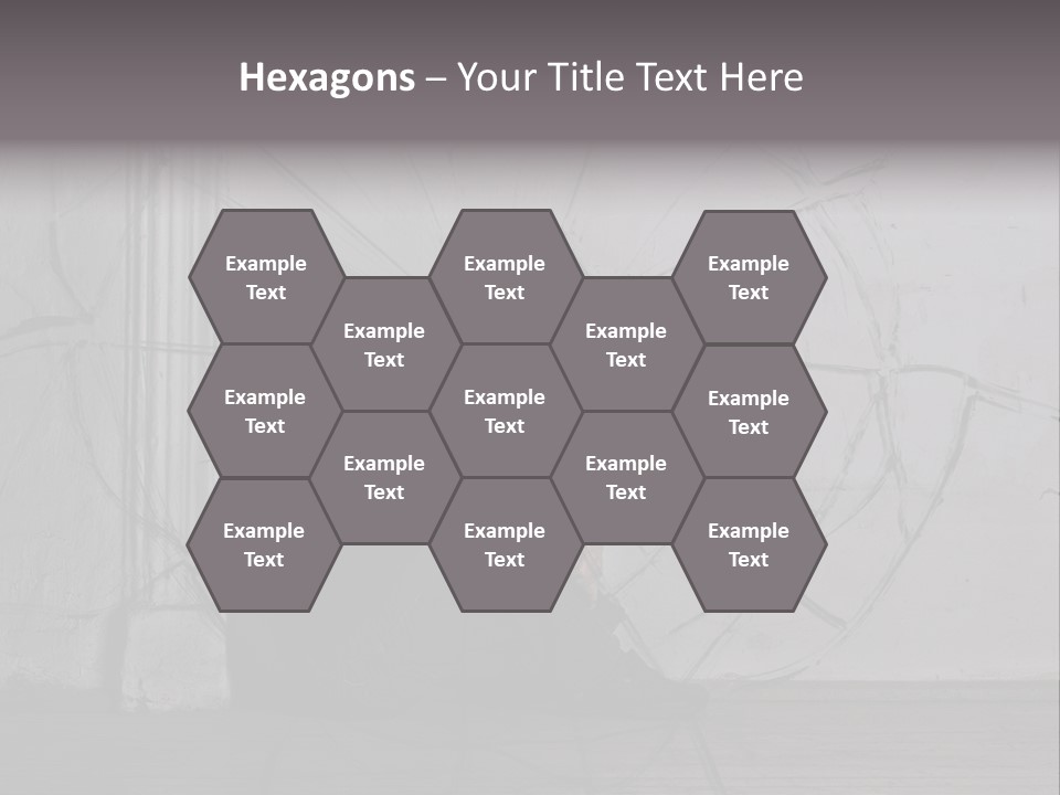 Hurt Human Wall PowerPoint Template