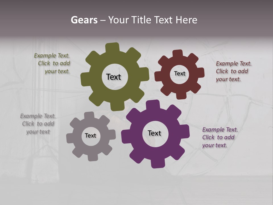 Hurt Human Wall PowerPoint Template