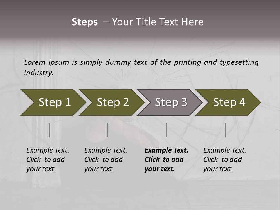 Hurt Human Wall PowerPoint Template