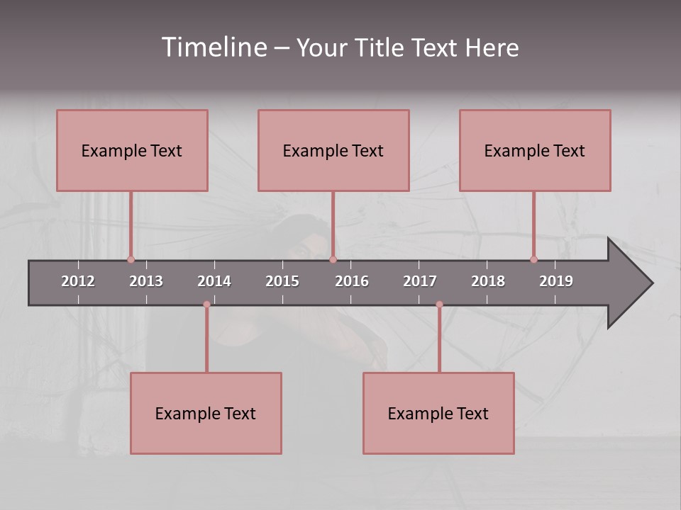 Hurt Human Wall PowerPoint Template