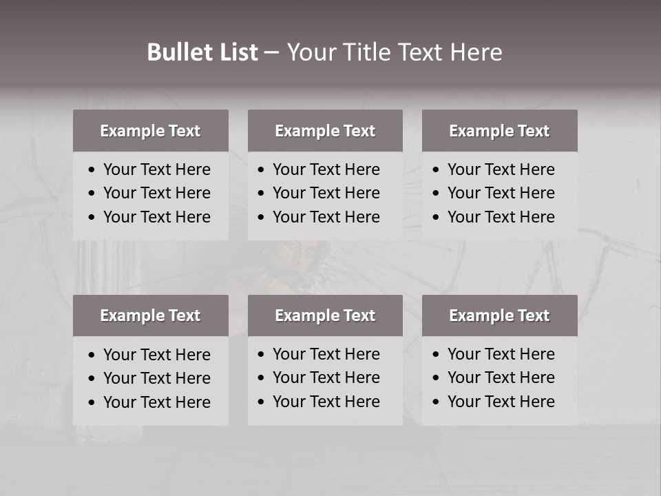 Hurt Human Wall PowerPoint Template