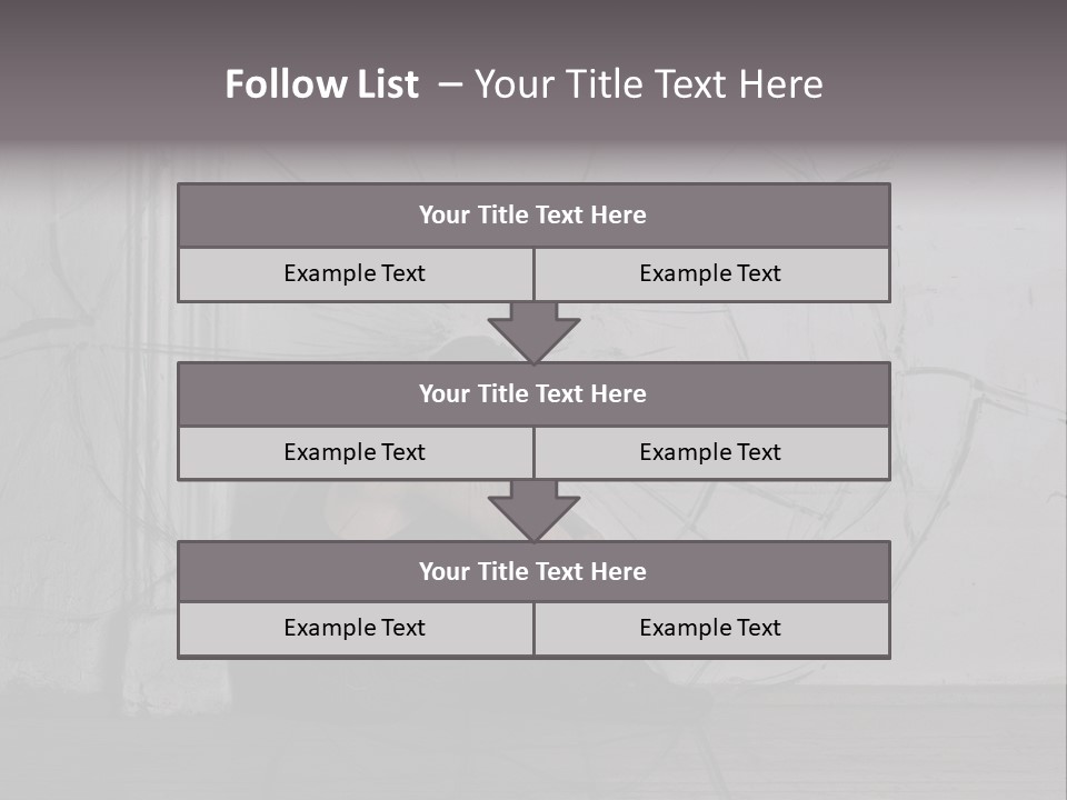 Hurt Human Wall PowerPoint Template