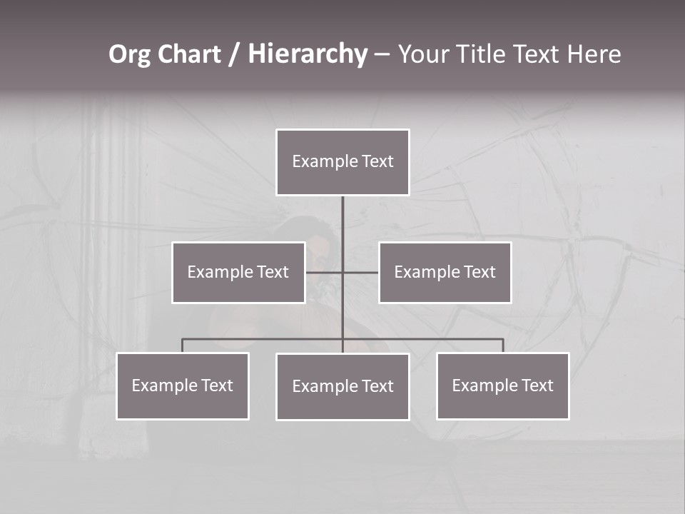 Hurt Human Wall PowerPoint Template