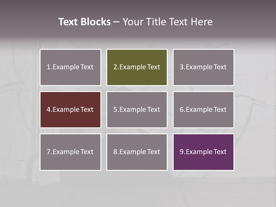 Hurt Human Wall PowerPoint Template