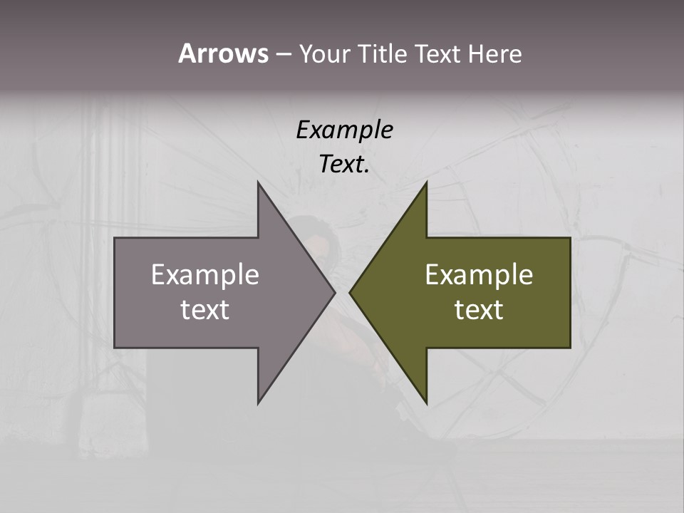 Hurt Human Wall PowerPoint Template