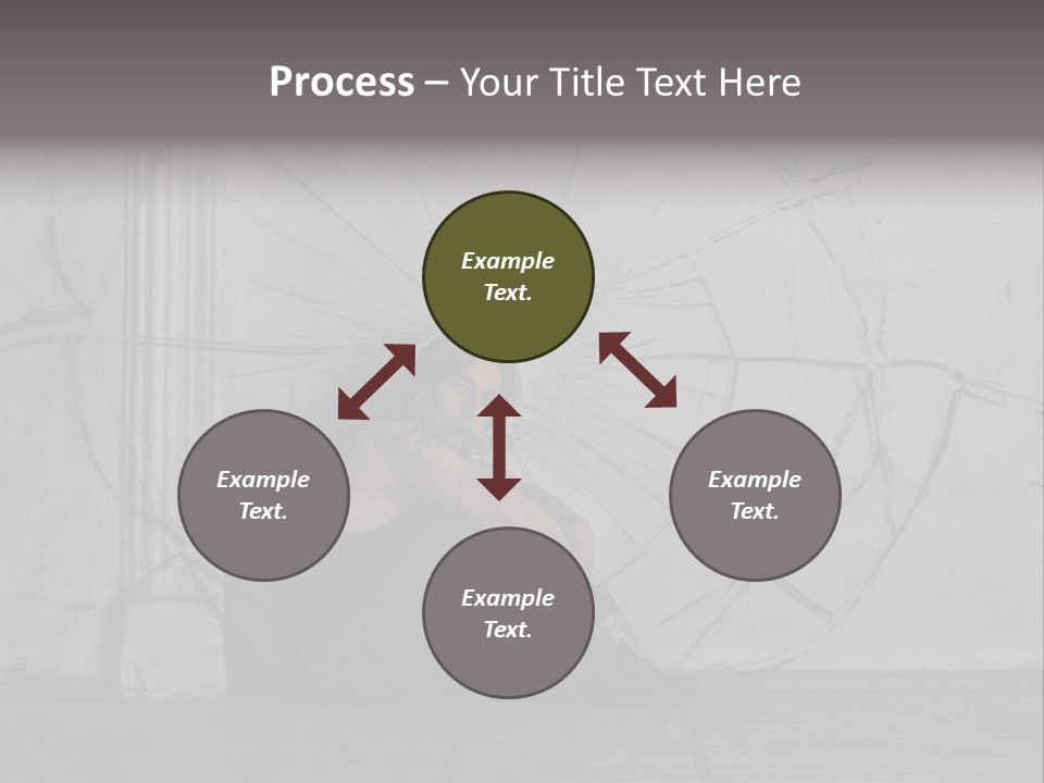 Hurt Human Wall PowerPoint Template