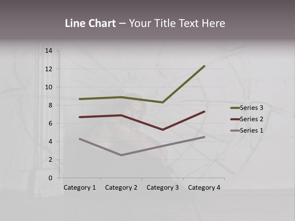 Hurt Human Wall PowerPoint Template