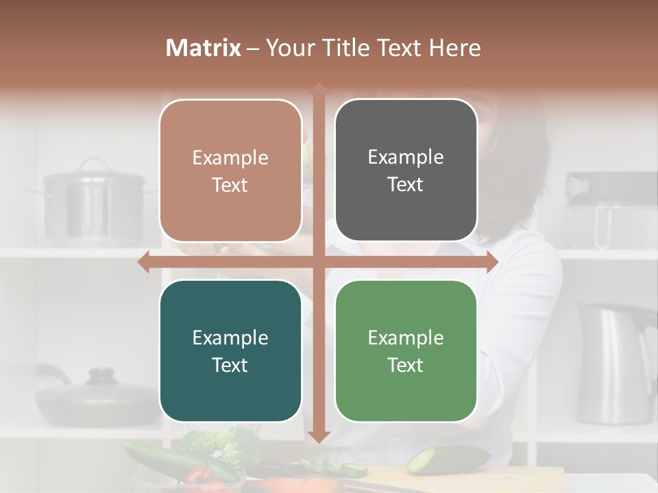 Cucumber Assistance Kitchen PowerPoint Template