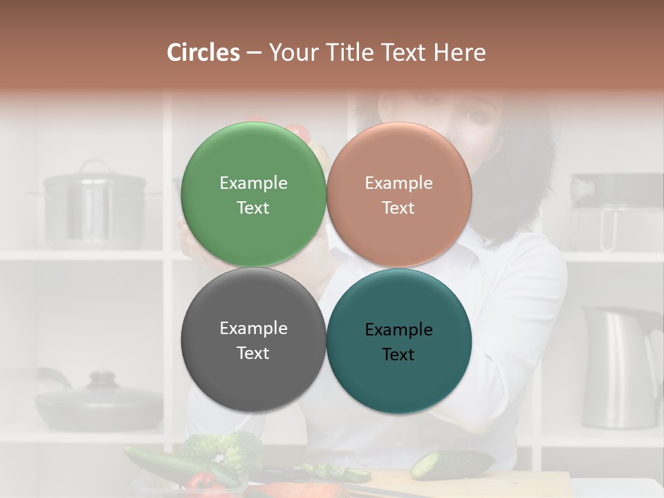 Cucumber Assistance Kitchen PowerPoint Template