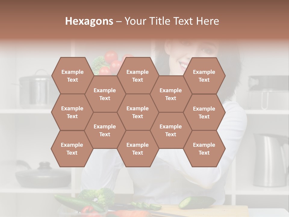 Cucumber Assistance Kitchen PowerPoint Template