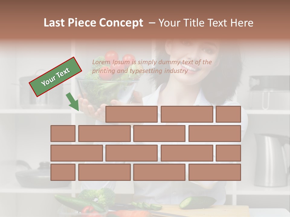 Cucumber Assistance Kitchen PowerPoint Template