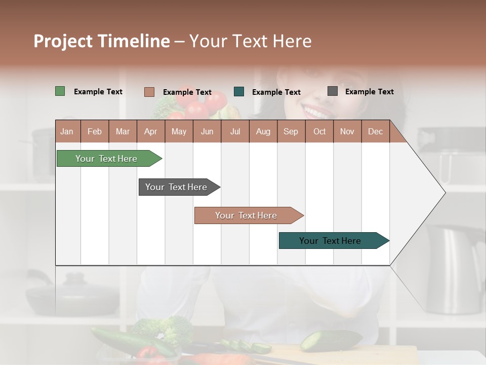 Cucumber Assistance Kitchen PowerPoint Template